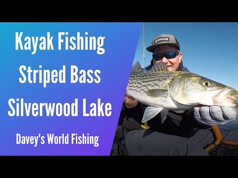 Kayak Fishing | Striped Bass | Silverwood Lake