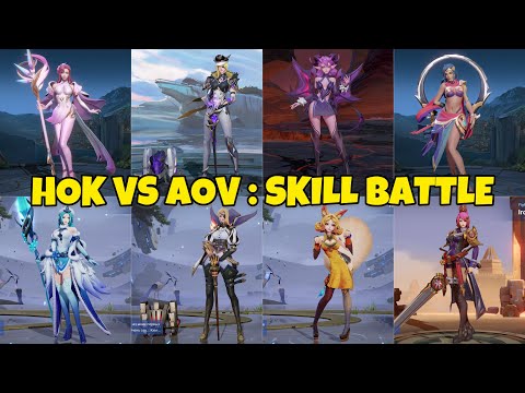 Skill Showdown: Arena of Valor vs. Honor of Kings Hero Comparison in Ultra HD!