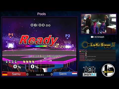 Low Key Stacked #3 Melee - Pools - samu (Cpt. Falcon) vs. Siem (Fox)