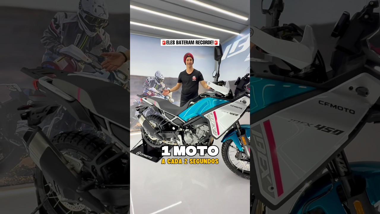 😮CFMoto vendeu 1 moto a cada 2 segundos no Brasil!!!