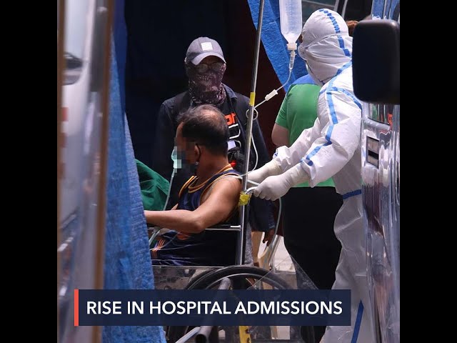 Metro Manila hospitals feel rising COVID-19 cases in increased admissions