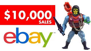 How I Made $10,000 in SALES on ebay SELLING ACTION FIGURES