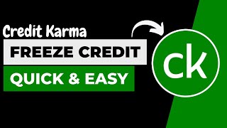 How to Freeze Credit in Credit Karma !! Freeze your Credit on Credit Karma 2023