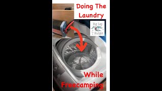 Big Lap Adventures - Using A Caravan Sphere Washing Machine Off Grid With Inverter Free Camping
