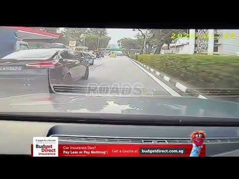 Driver suddenly made a sharp swerve into cam car's lane after switching lanes to the left (25/1/26)