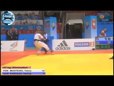 European Judo Championship Chelyabinsk 2012 -57kg MONTEIRO Telma (POR)-KARAKAS Hedvig (HUN)