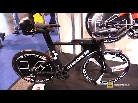 2016 Argon 18 E-119 TRI+ Triathlon Bike Accessored - Walkaround - 2015 Eurobike