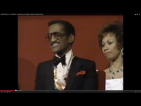 SAMMY DAVIS, JR. ""HONOREE"" - (COMPLETE) 10th KENNEDY CENTER HONORS, 1987