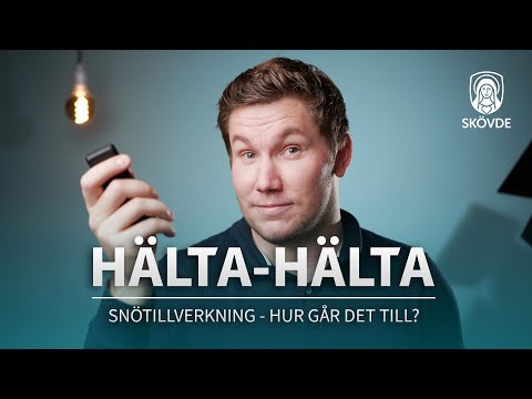 Skövdevodden (Hälta-hälta): Snötillverkning - en hel vetenskap