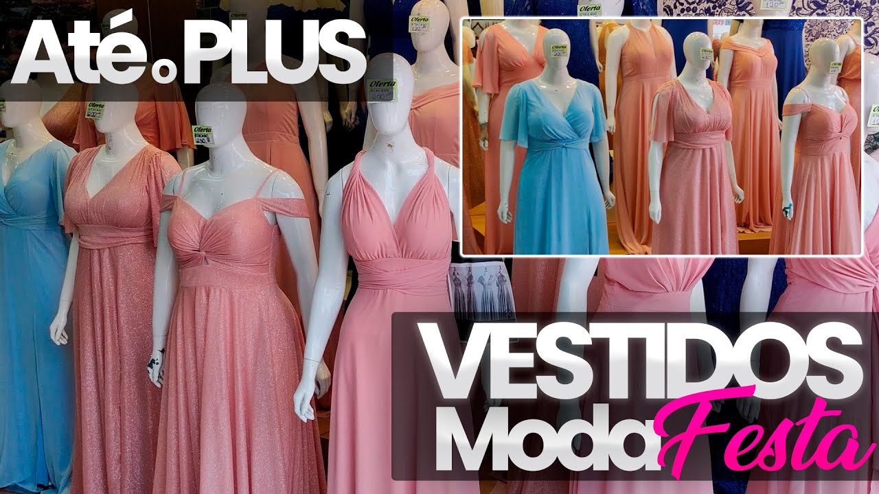 FABRICA DE VESTIDOS DE FESTAS ATÉ O TAMANHO 56