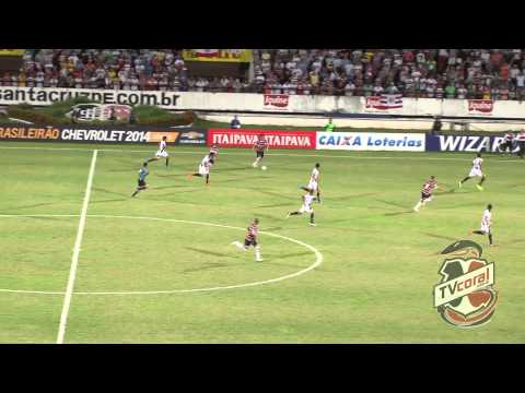 TV Coral - Santa Cruz 2x1 Ponte Preta - Campeonato brasileiro série B - 03/06/2014