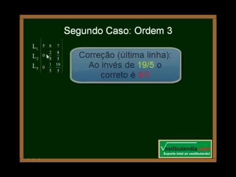 Matemática-Determinantes (Décima Terceira Parte) 