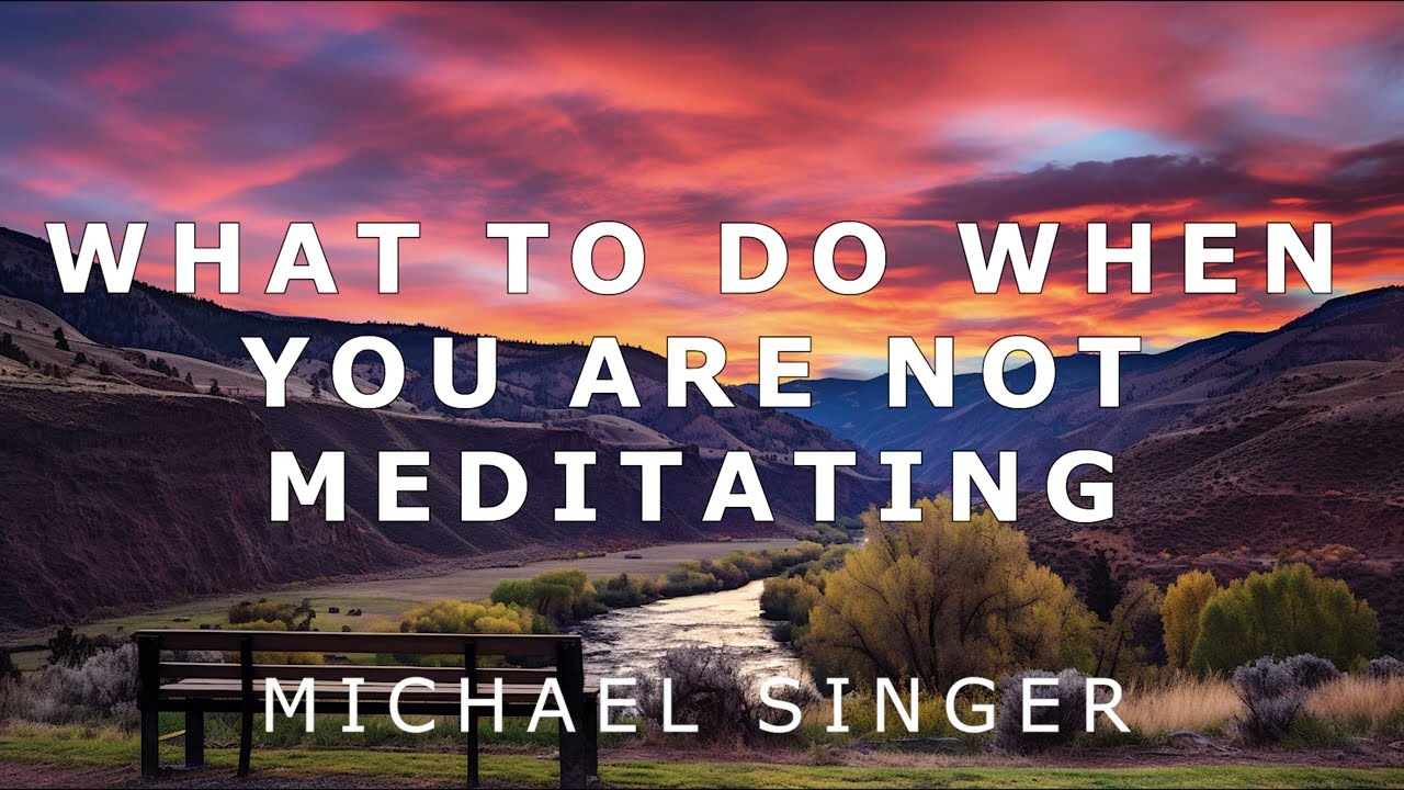 Michael Singer - What to Do When You Are Not Meditating