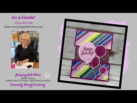 Creativity Abounds  - Stampin' Up! Beautiful Balloons Birthday Card