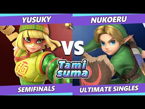 TAMISUMA 162 SSBU - Yusuky (Min Min) Vs. Nukoeru (Young Link) Smash Ultimate Semifinals