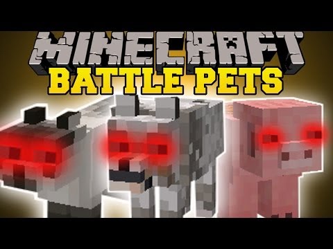 Minecraft: BATTLE PETS (GIVE YOUR PETS ARMOR, WEAPONS AND SKILLS!) Mod Showcase