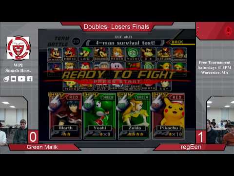 WPI Polytech Skill #93 Doubles Losers Finals Green Malik VS regEen