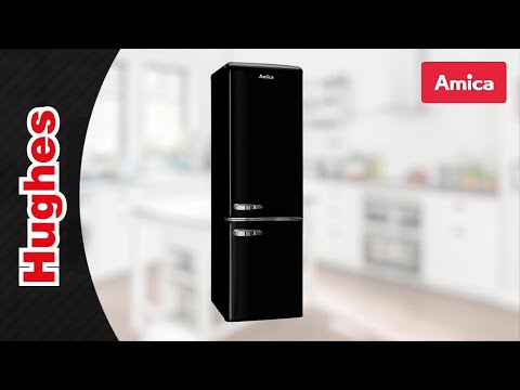 Update your Kitchen with Amica's Retro FKR29653B Fridge Freezer