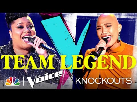 Cedrice and Toneisha Harris Both Take on Rihanna Songs - The Voice Knockouts 2020