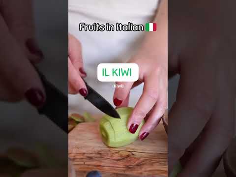 Learn Italian 🇮🇹 - The fruits