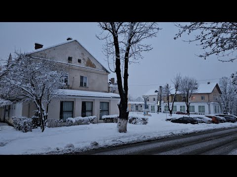 Hunedoara după două zile de ninsori 