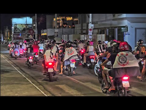 Parade of Corinthians celebrating their victory in the 2025 Copa do Brasil.