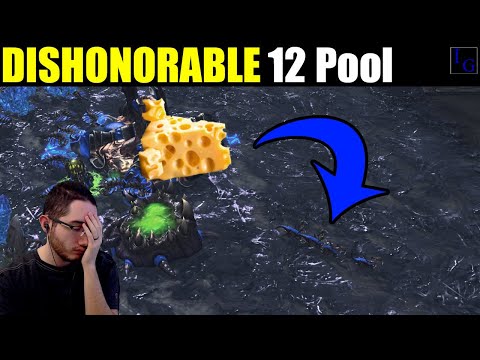 DISHONORABLE 12 Pool Rush Cheese! | Terran versus Zerg Game | Starcraft 2 Ladder TvZ SC2 Match
