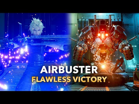 Cloud No Damage The Airbuster Hard Mode - Final Fantasy 7 Remake