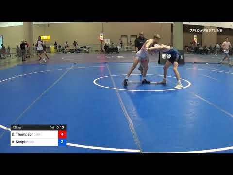 132 Kg Consolation - Dawson Thompson, Georgia Vs Aiden Gasper, Florida F74a