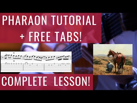 Gipsy Kings Pharaon Guitar Lesson + TAB - FULL TUTORIAL