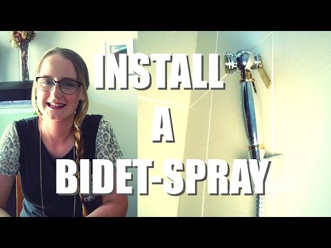 How to install a bidet spray