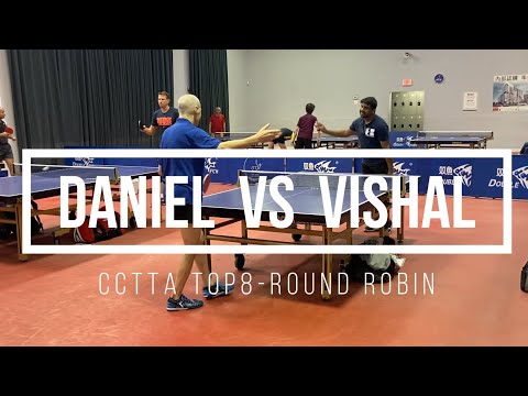Vishal SURYAVANSHI [1465] vs Danny(Daniel) AYOUB [1192] - CCTTA Top8 - Round Robin match