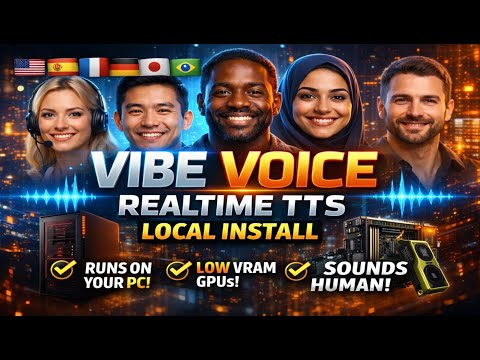 This Realtime TTS Sounds Human 🤯 | Vibe Voice 9-Language Support ( Local Installation )