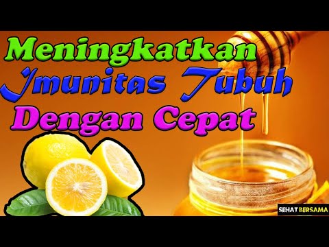 cara meningkatkan imunitas tubuh dengan madu dan lemon