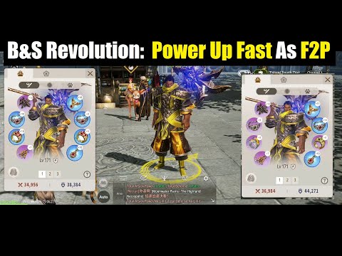Blade & Soul Revolution Increase Power Fast as F2P