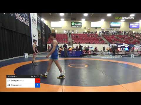 2018 Marine Corps US Open/UWW Junior Greco Roman 67 Con Semis - Jaden Enriquez (Mich) Vs. Duncan N