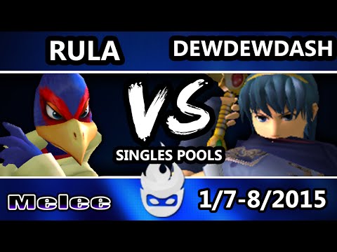 Paragon 2015 - Rula (Falco) Vs. DewDewDash (Marth) SSBM Singles Pools - Melee