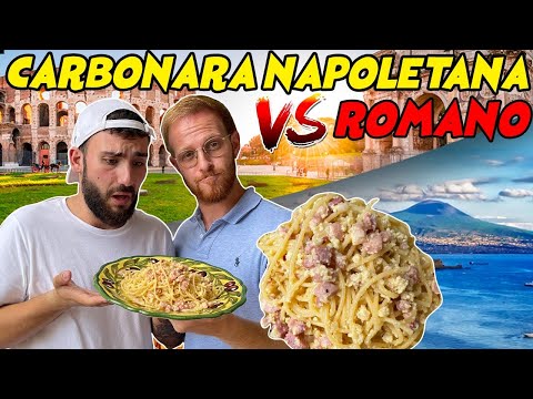 CUCINO LA CARBONARA NAPOLETANA AD UN ROMANO