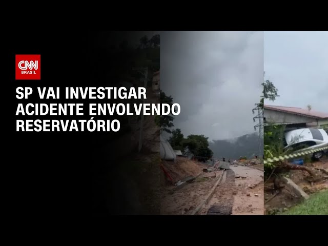 Governo de SP vai investigar acidente envolvendo reservatório da Sabesp | CNN NOVO DIA