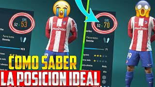 CÓMO SABER la MEJOR POSICIÓN para TUS JUGADORES y CANTERANOS en FIFA 22 Modo Carrera