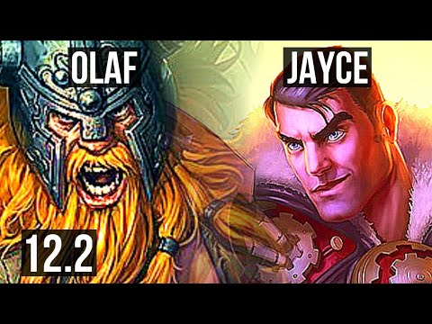 OLAF vs JAYCE (TOP) | 7/0/10, 1.0M mastery, Godlike | KR Diamond | 12.2
