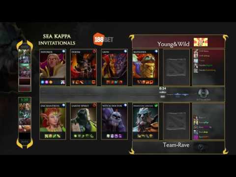 SEA Kappa Invitationals ! Indonesia DTVI Network Team Rave vs Youngwild