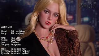 Download lagu Jarliet Blonde Golden Hair Sexy Woman Full Size Adult Full Silicone Doll  ROS Silicone Head - Mina mp3