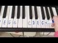 How To Label A 36 Key Piano