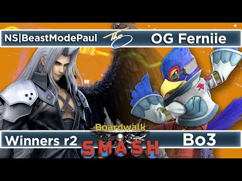 OG Ferniie ( Falco) vs BeastModePaul (Sephiroth) -  Winners rnd 2 - Boardwalk Smash #39 CFL SSBU