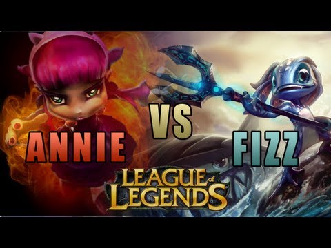 League of Legends - 1v1 Mid SONG - Annie vs Fizz [Epic Rap Battles of History Parody]