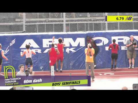 Boys 60m Semi Heat 2 - New Balance Indoor Nationals 2012