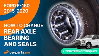 How to replace the Rear Axle Bearing and Seals 2015 - 2020 Ford F-150 🚗