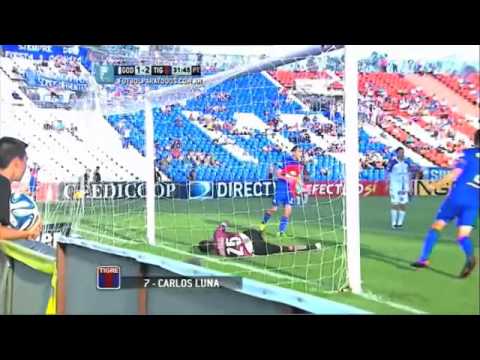 Gol de Luna Godoy Cruz 1 - Tigre 2 Fecha 8 Primera División 2014