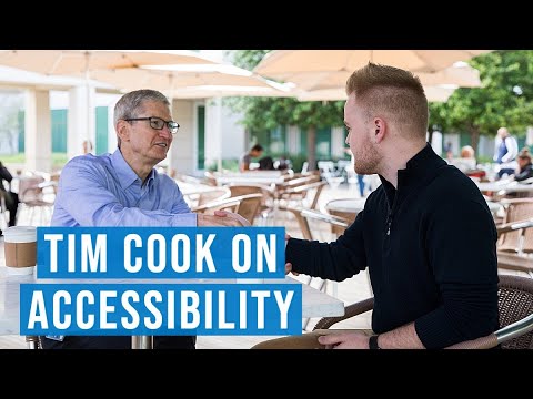photo of Apple CEO Tim Cook Talks Accessibility With Three YouTubers image